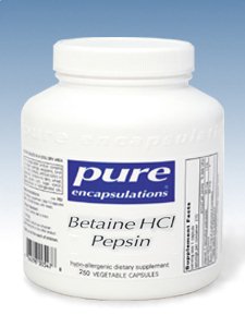 Betaine HCl Pepsin 520 mg 250 vcaps