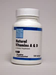 Natural Vitamins A & D 100 gels